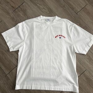 Off-White White Short Sleeve Tee